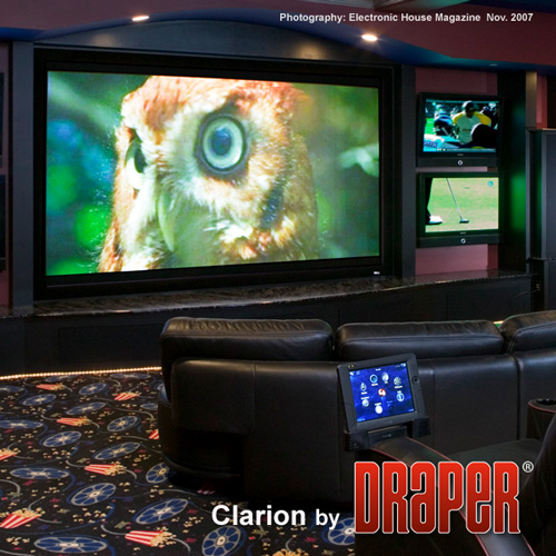 Экран Draper Clarion HDTV (9:16) 338/133" 165*295 M1300 (XT1000V) 252018
