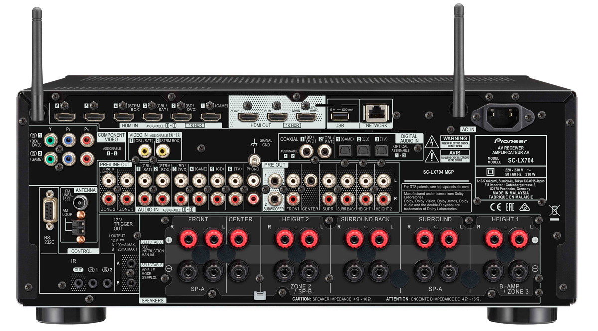 AV ресивер Pioneer SC-LX704-B