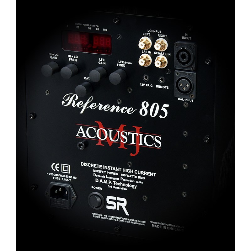 Сабвуфер MJ Acoustics Reference 805-FF SR black ash