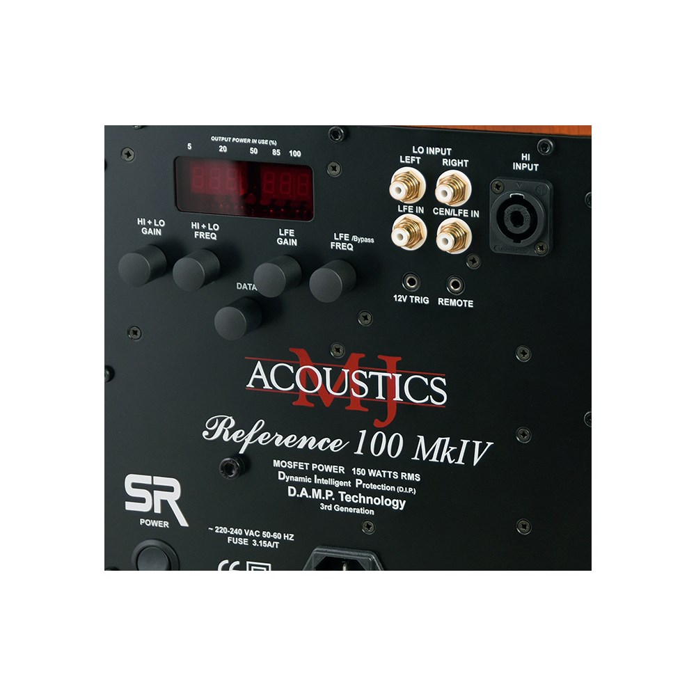 Сабвуфер MJ Acoustics Reference 100 MK4 SR black ash