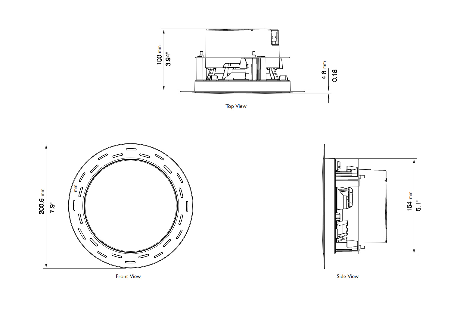 Встраиваемая акустика KEF Ci130QRfl Flush MT 5.25 (SP4012AA)