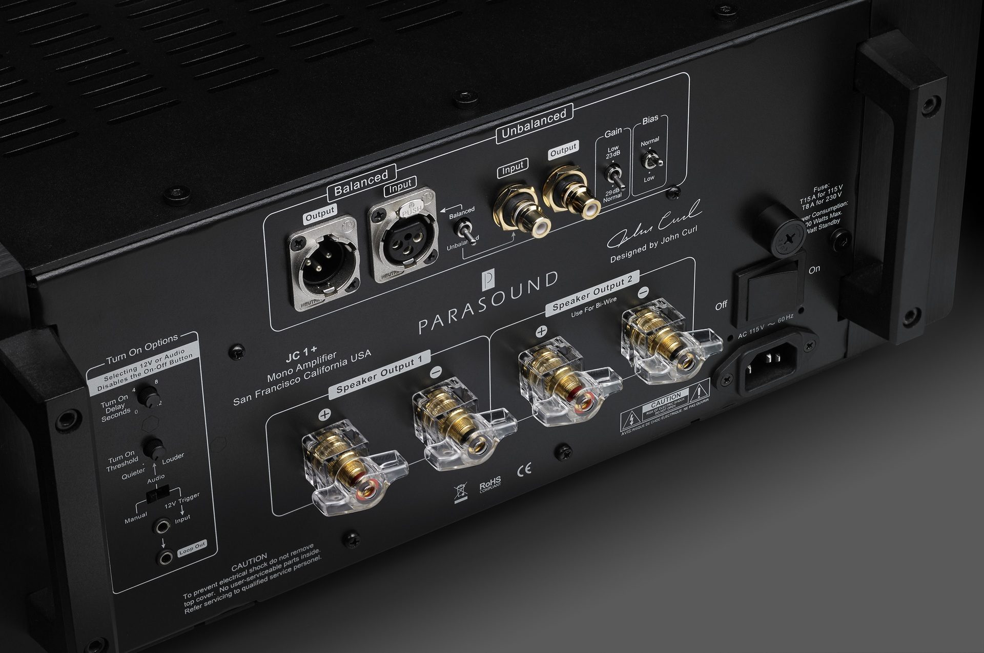 Усилитель мощности Parasound JC1+ black