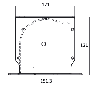 Экран с электроприводом встраиваемый Kauber InCeiling Tensioned BT Cinema,122" 16:9 Peak Contrast S, область просмотра 152x270 см. дроп 50 см., длинакорпуса 310 см.