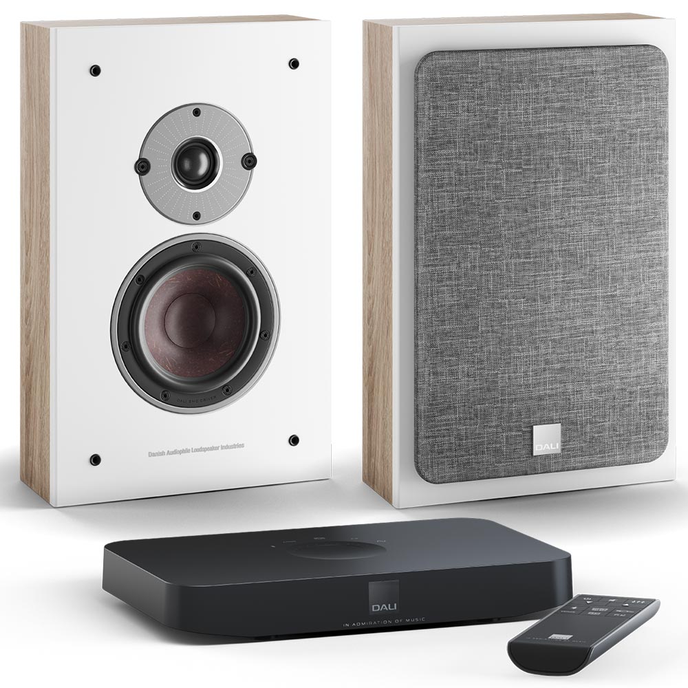 Комплект Dali Oberon OnWall C Light Oak + Sound Hub Compact