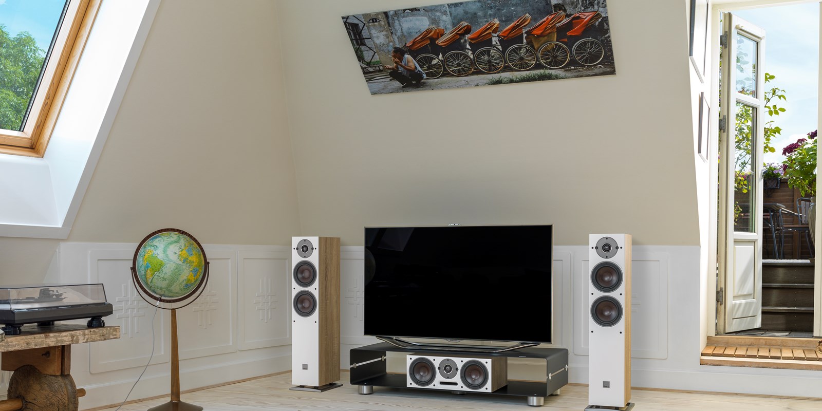 Акустика центрального канала Dali Oberon Vokal light oak