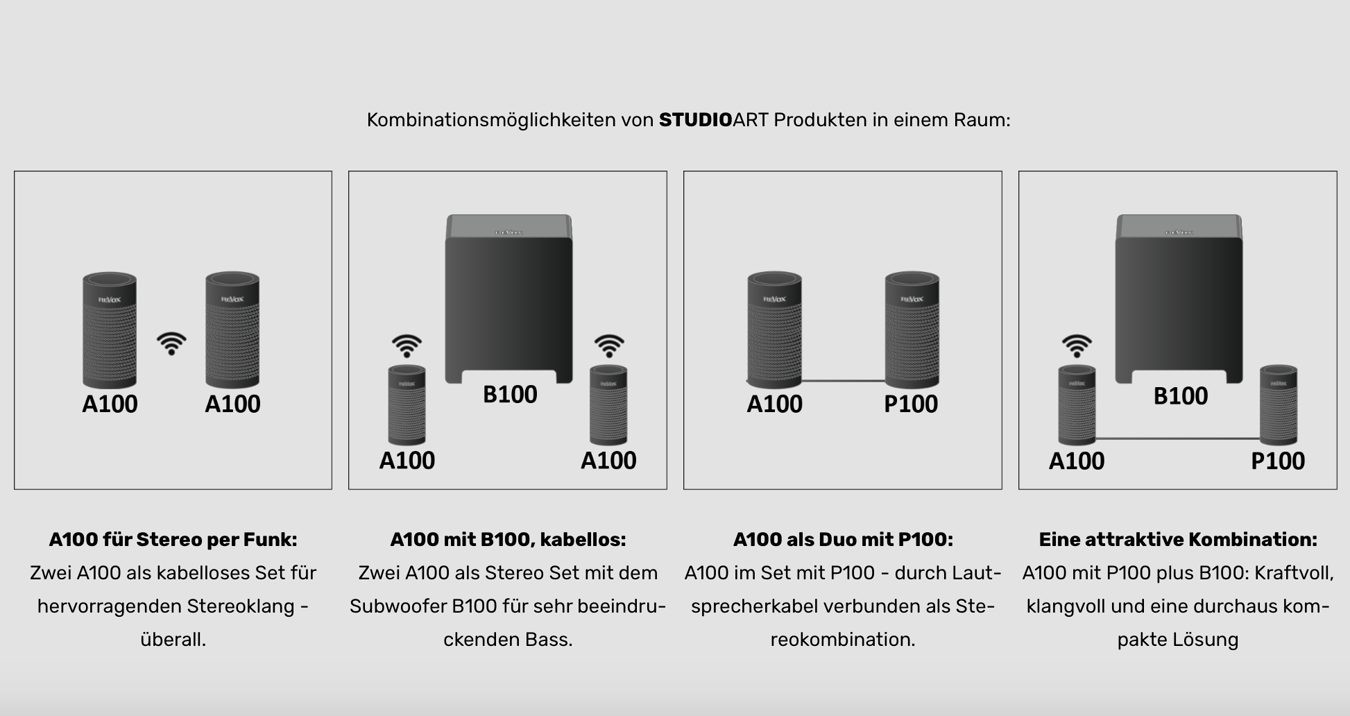 Сабвуфер Revox StudioArt B100 black