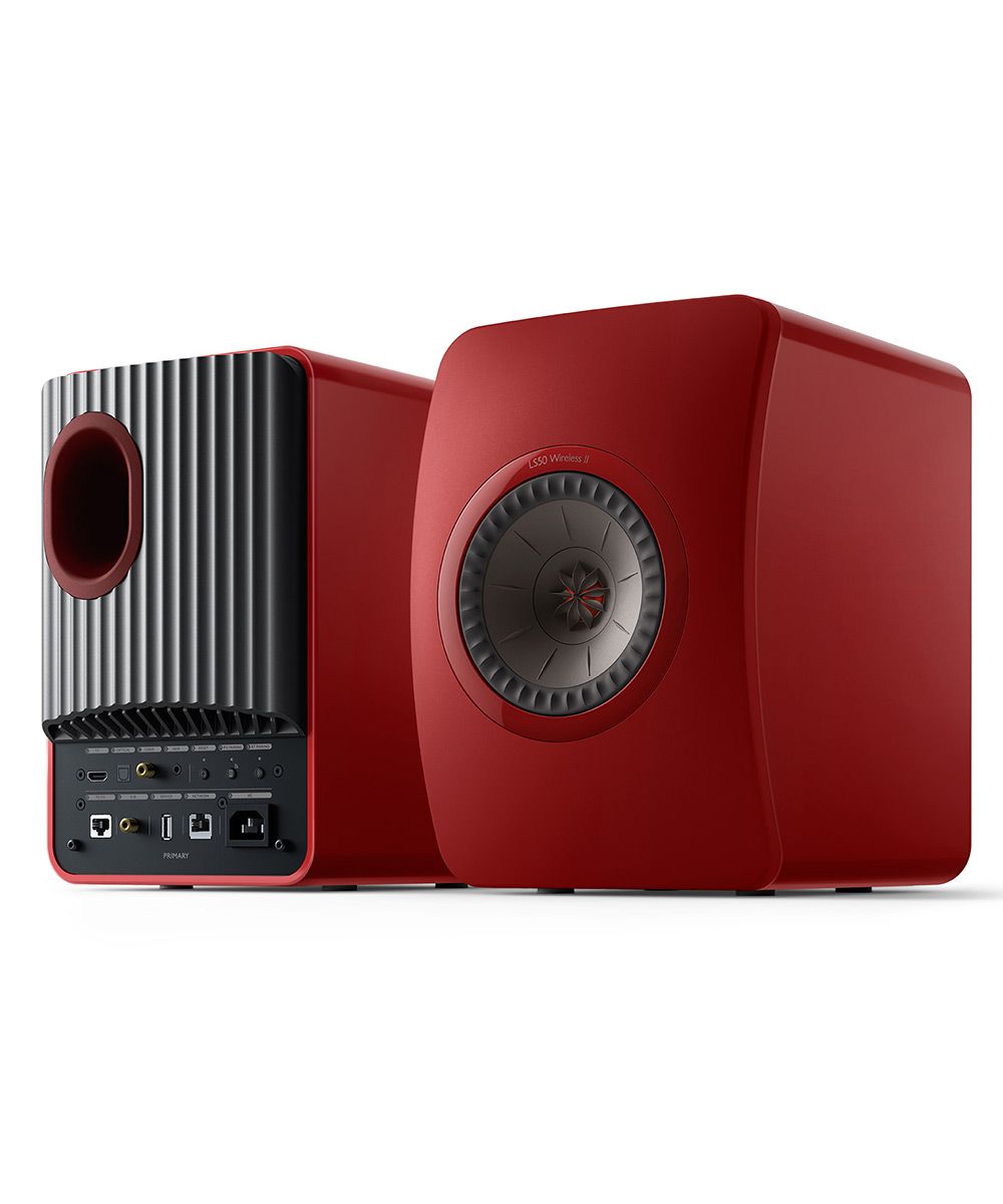 Полочная акустика KEF LS50 Wireless II Crimson Red Special Edition