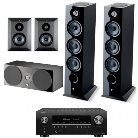 Комплект домашнего кинотеатра Focal Chora 826-D + Center + Surround + Denon AVR-S960