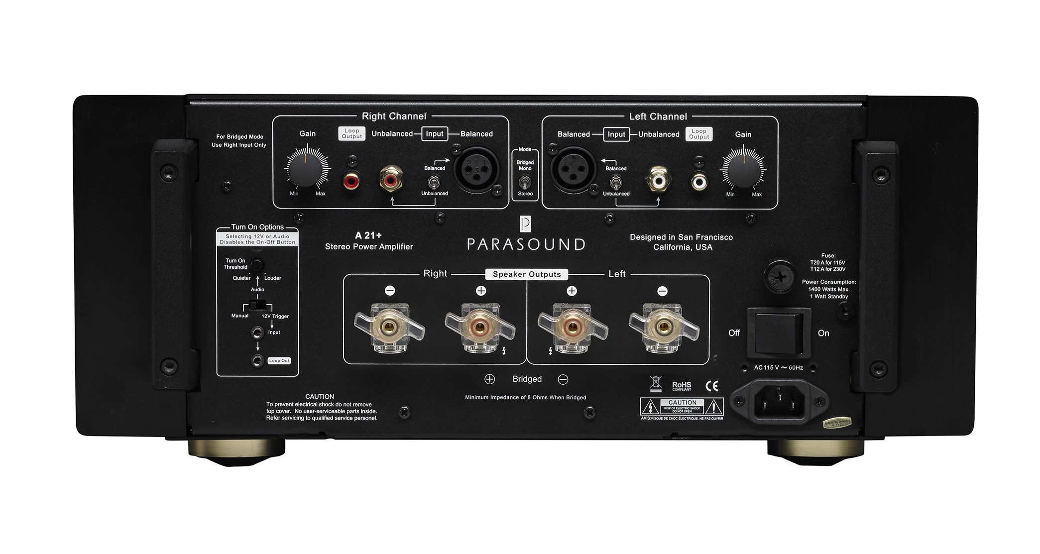 Усилитель мощности Parasound A21+ black