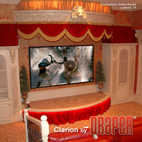 Экран Draper Clarion HDTV (9:16) 234/92" 114*203 M1300 (XT1000V) Vel-Tex