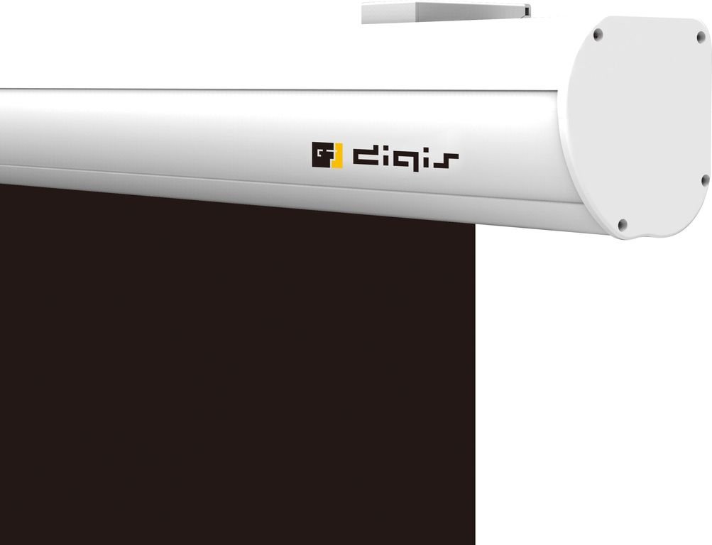 Экран настенный с электроприводом Digis Ellipse DSEES-16903W_90 MW, корпус Белый, 16:9, 104", 240x220 (230x130), RS232, ИК, пульт ДУ, триггер