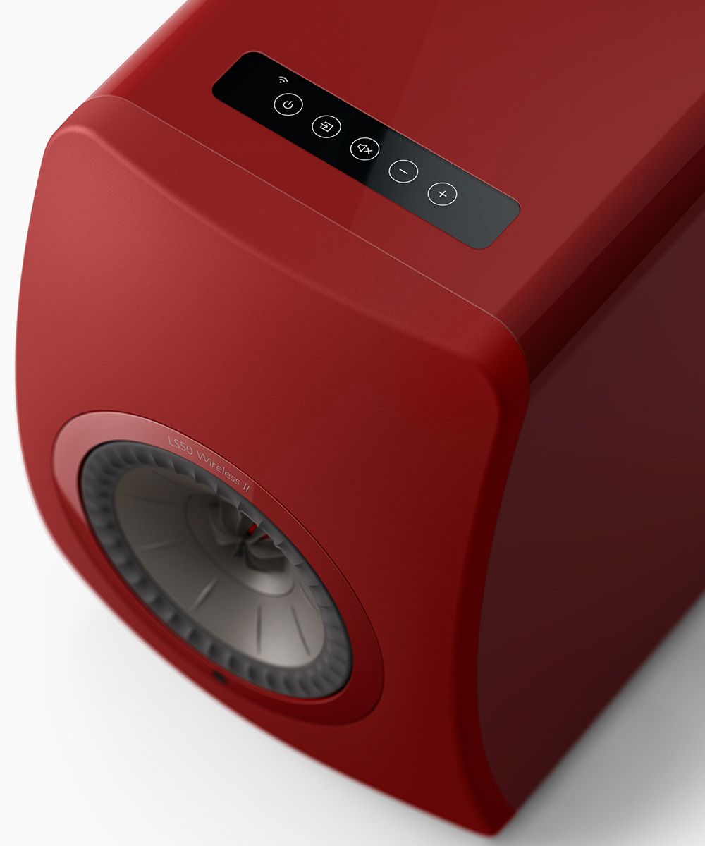 Полочная акустика KEF LS50 Wireless II Crimson Red Special Edition