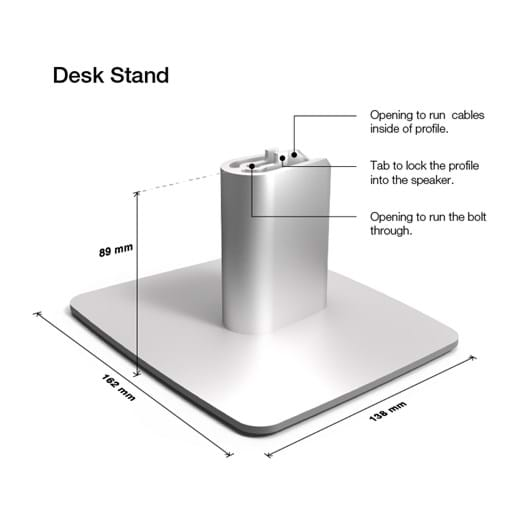 Стойка под акустику Dynaudio DESK STAND XEO 2 BLACK