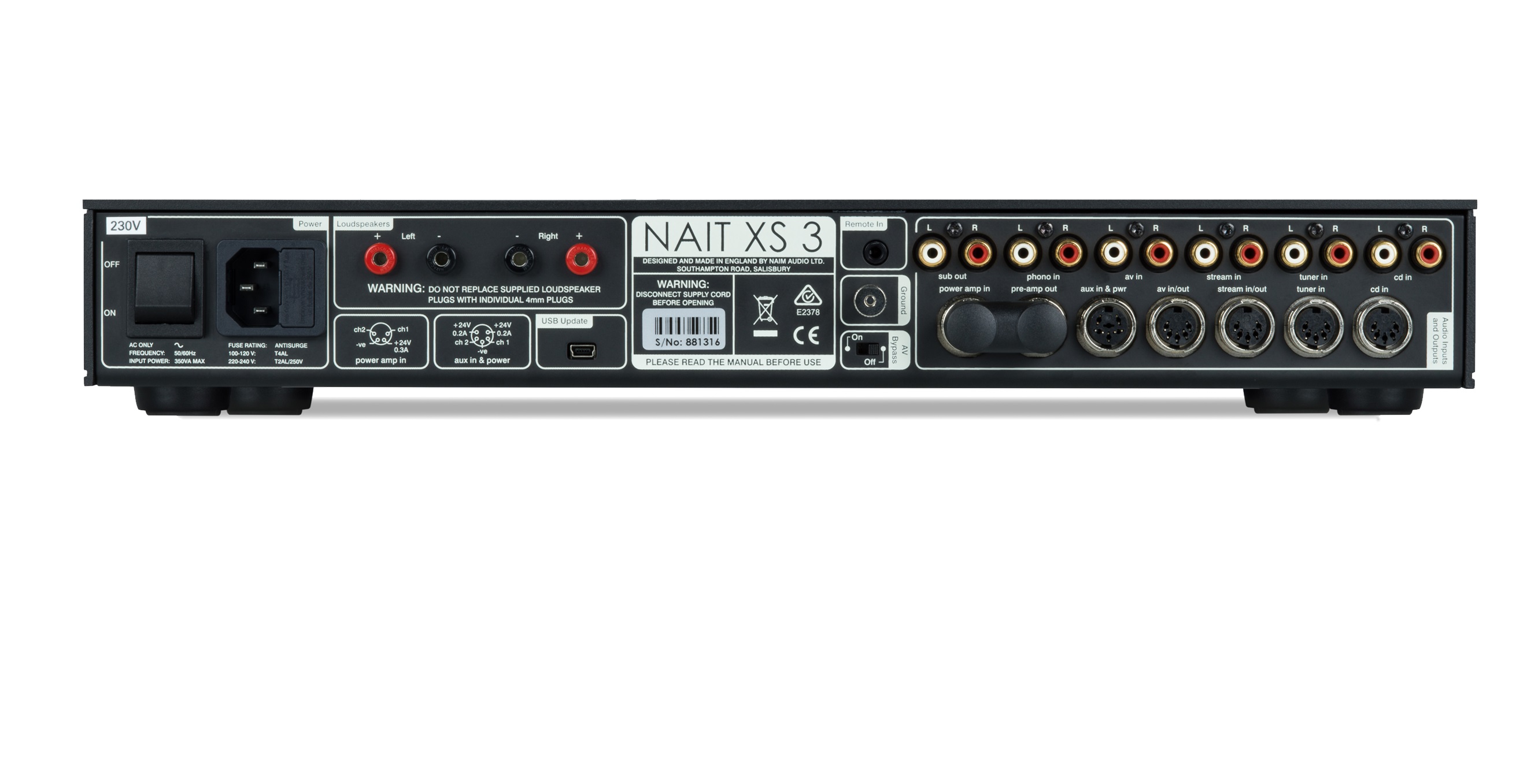 Стереоусилитель Naim NAIT XS 3