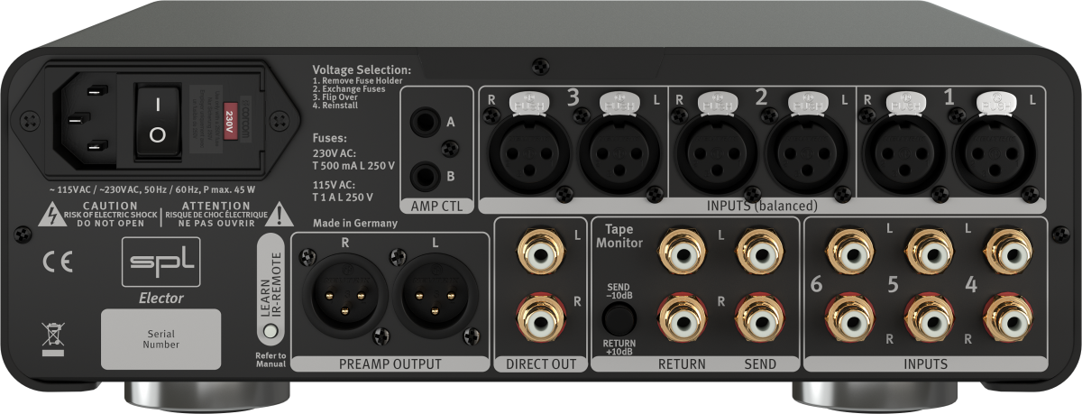 Предварительный усилитель SPL Elector black