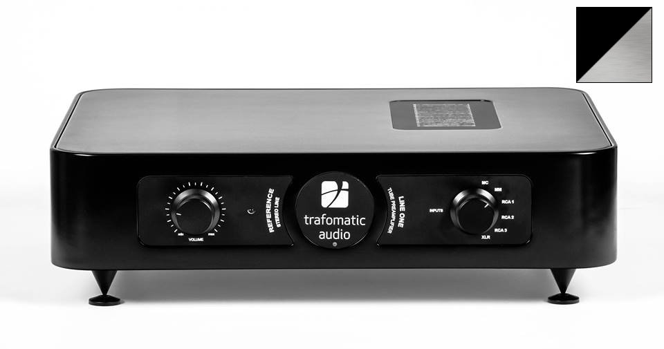 Предварительный ламповый усилитель Trafomatic Audio Reference Line One (black/silver plates)
