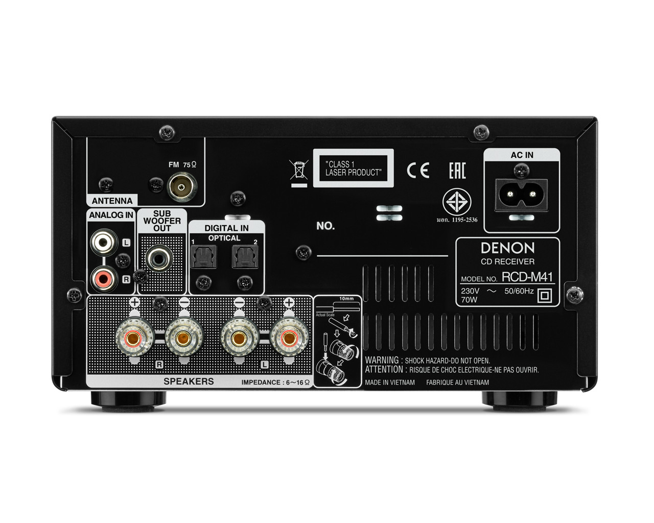 CD ресивер Denon RCD-M41 Black