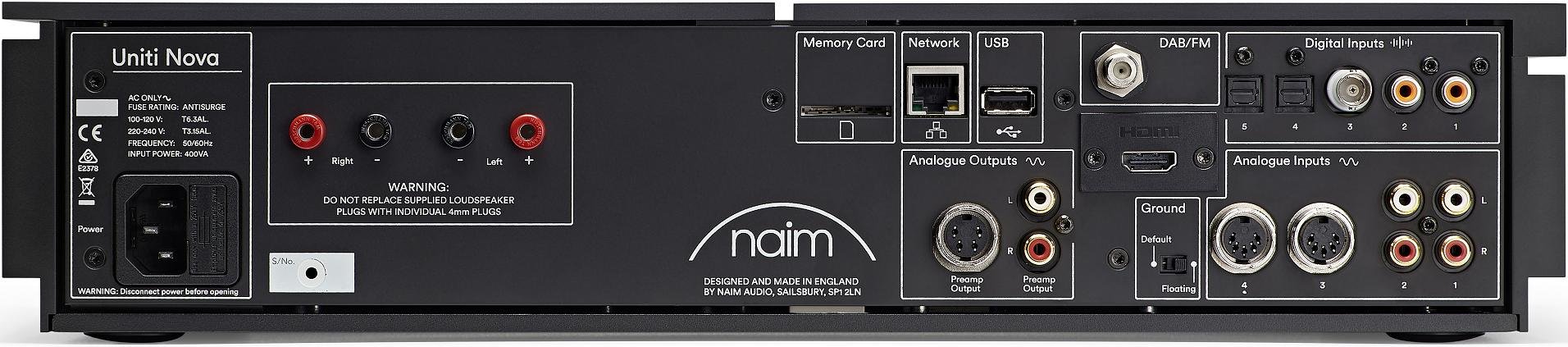 Сетевой аудио проигрыватель Naim Uniti Nova