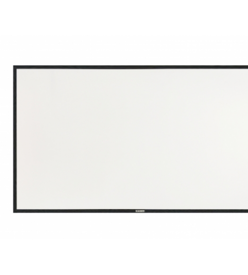 Экран на раме Kauber Frame Large Velvet Cinema 226" 16:9 область просмотра 500x281см ширина по раме 523 см White Ice