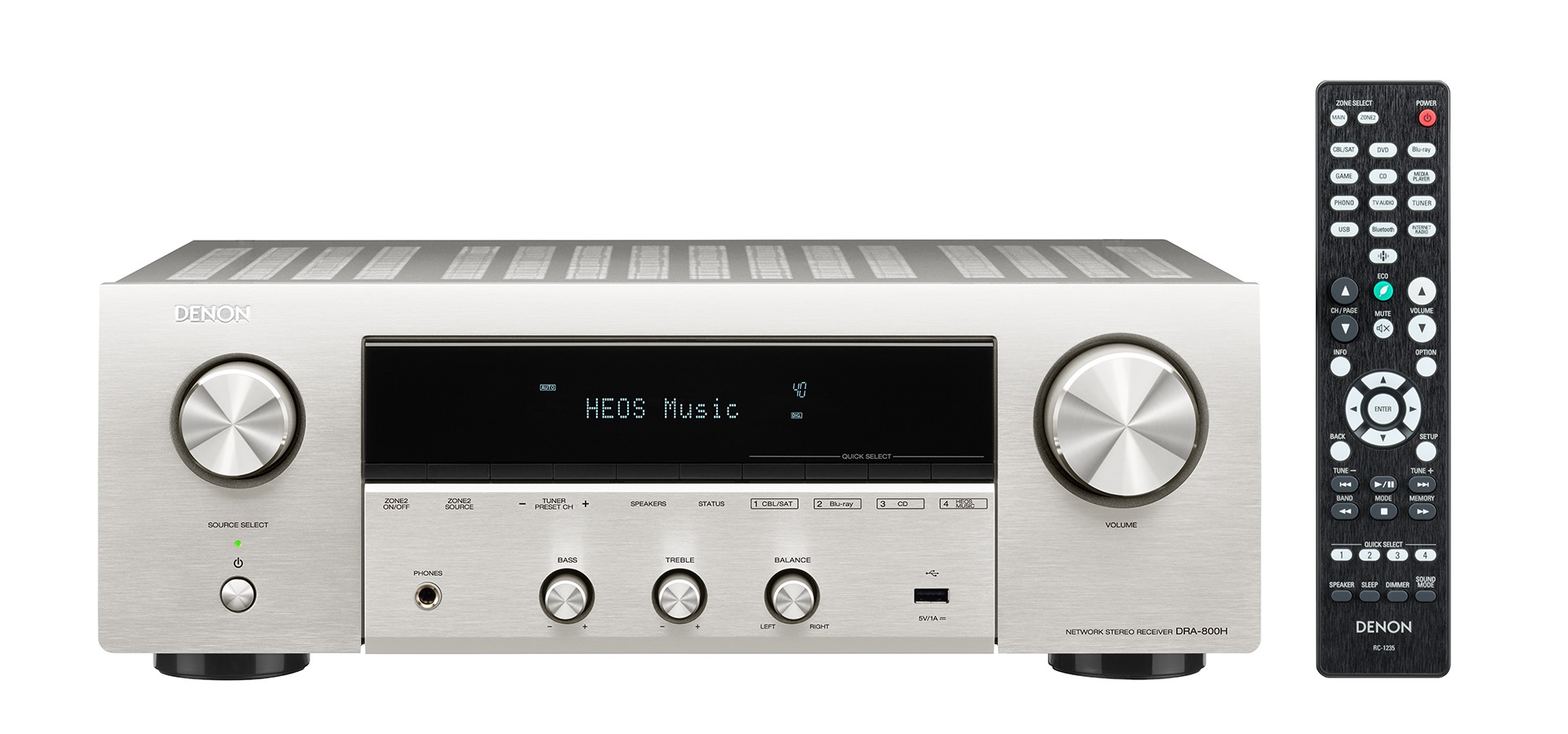 Стереоресивер Denon DRA-800H silver