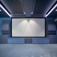 Кинозал в мансарде фотография - 6