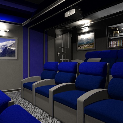 Проекты кинозала фотография - 63